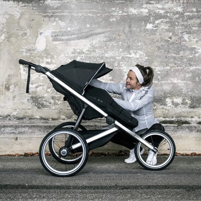 High-Performance Jogging Stroller  All-Terrain Wheels, Suspension System, and Compact Fold