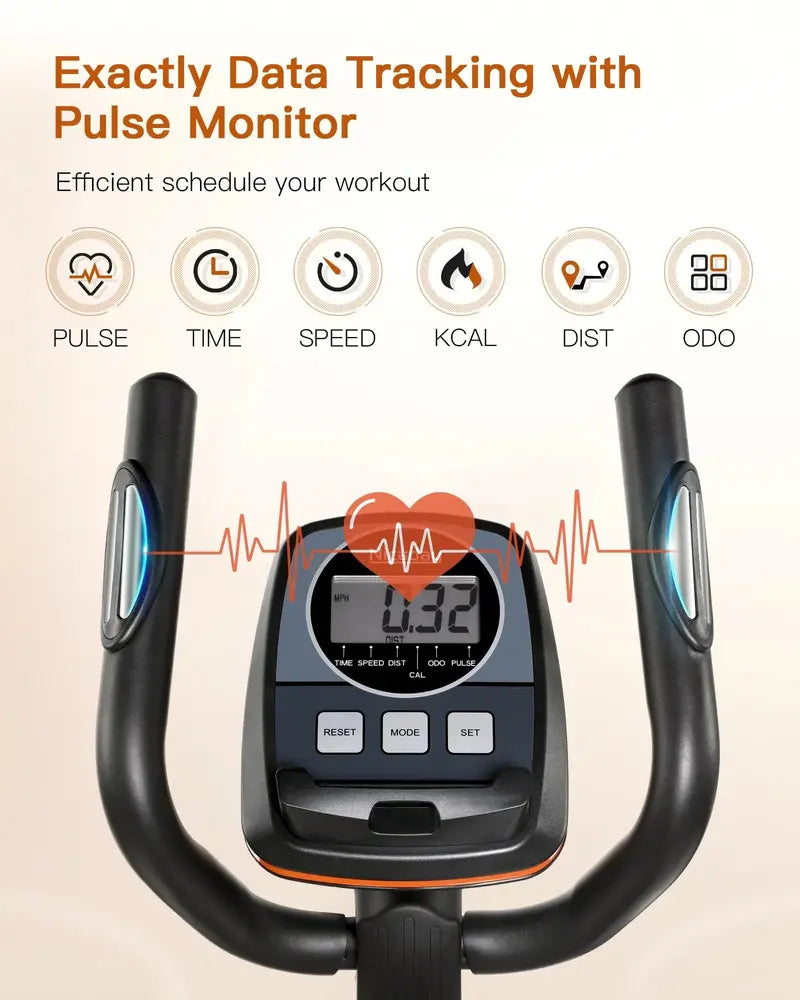 Niceday Elliptical Exercise Machine, Light-Commercial Grade, Ultra-Silent Magnetic Drive, 16 Resistance Levels, Home Gym Equipment