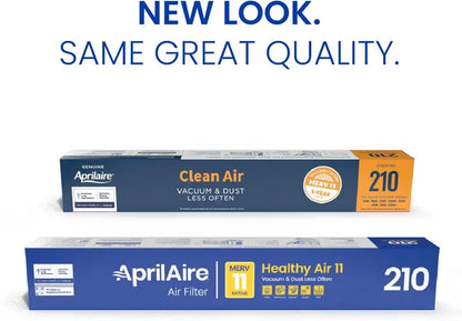 AprilAire 210 MERV 11 20x25x4 Replacement Air Filter for Whole House Purifiers