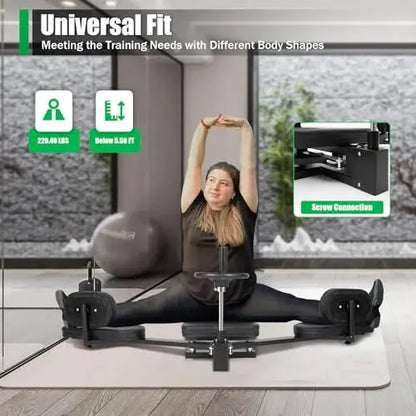 BrandName Leg Stretcher Machine, Adjustable 180° Split Trainer with Ergonomic Design for Home Gym Flexibility and Stretching