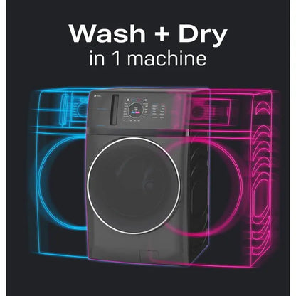 GE Profile UltraFast Ventless Combo Washer & Dryer  4.8 Cu. Ft. Heat Pump Technology in Carbon Graphite Finish
