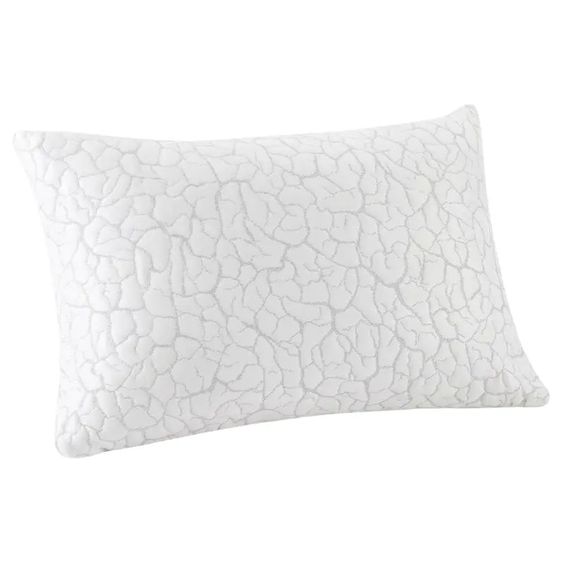 Adjustable Cooling Pillow with Shredded Foam Core and Removable, Machine-Washable Cover