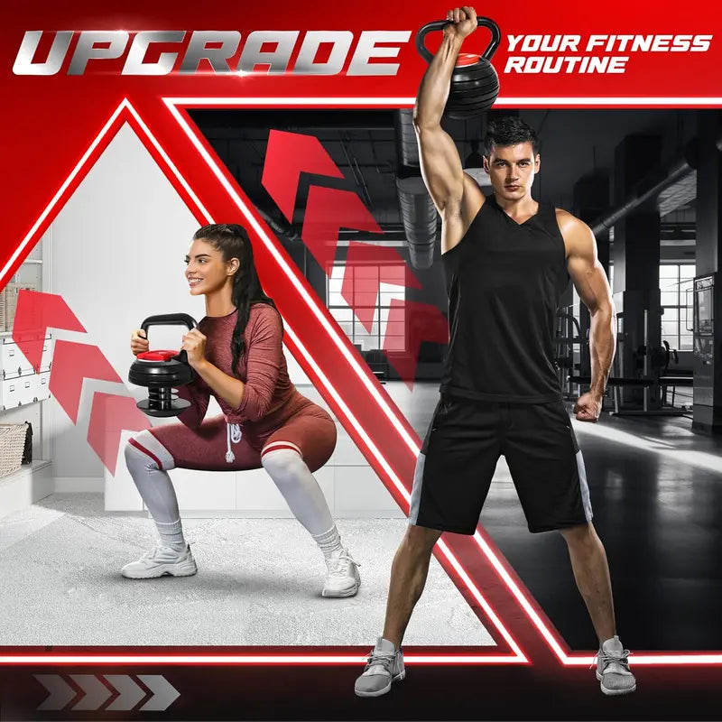 Yes4All Adjustable Kettlebell System  Modular Weight Set with Interchangeable Handles & Grips for Versatile Strength Training