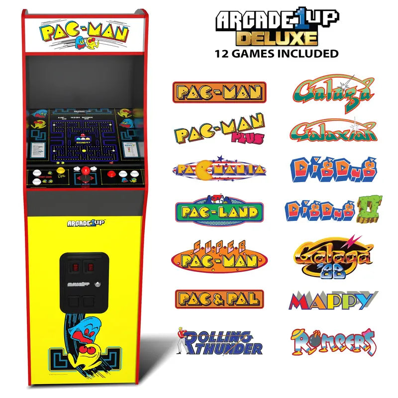 Arcade1Up Class of ’81 Deluxe Retro Arcade Cabinet  Blue-Themed Standalone Gaming Console with Classic Titles