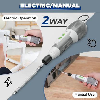 WORKPRO 4V Cordless USB-Rechargeable Screwdriver Kit  Pink Ribbon Edition with Ergonomic Design