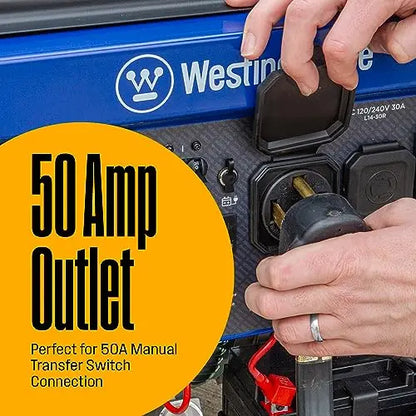 Westinghouse WGen12500DF Dual-Fuel Portable Generator  12,500 Peak Watts for Home Backup