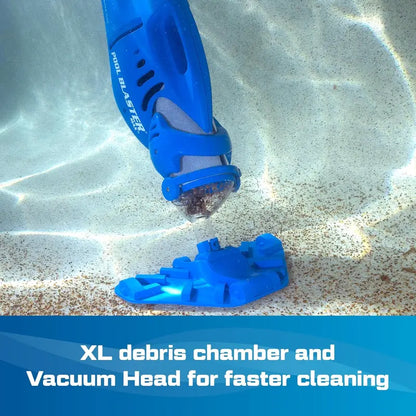 Cordless Handheld Pool Vacuum  Rechargeable, High-Suction Cleaner for Inground & Above-Ground Pools