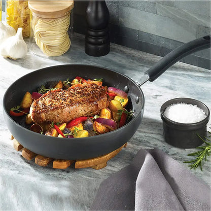 T-fal Ultimate 14-Piece Hard Anodized Nonstick Cookware Set, Dishwasher Safe Black
