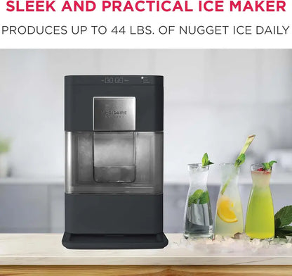 Frigidaire Gallery Nugget Ice Maker  44 lb/Day, Auto Self-Cleaning, 2nd Generation, Matte Black