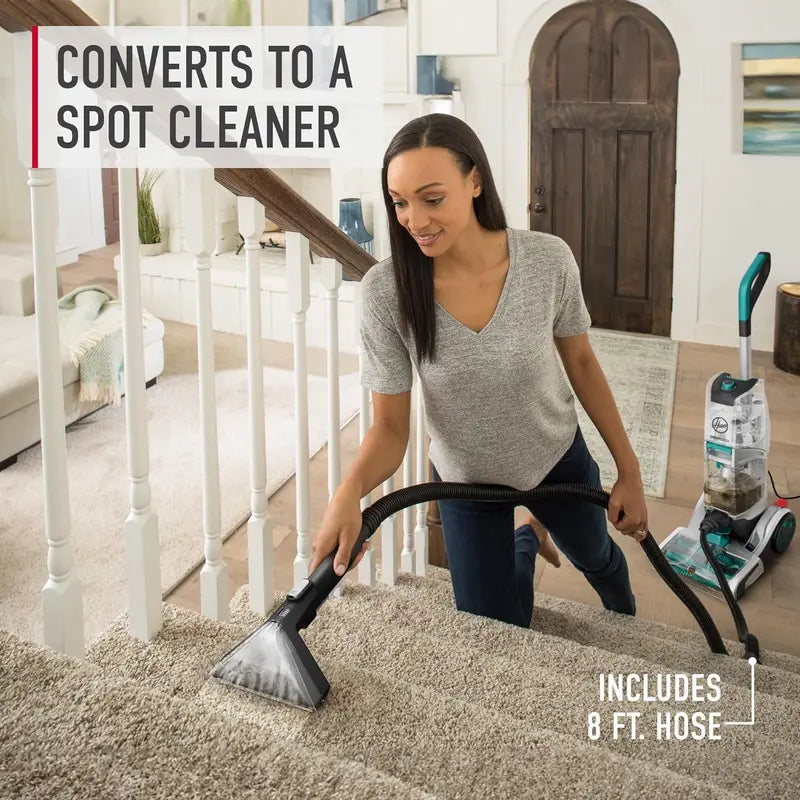 Hoover SmartWash+ Automatic Carpet Cleaner  Deep-Cleaning Shampooer with Pet Stain Removal and Deodorizing Tech