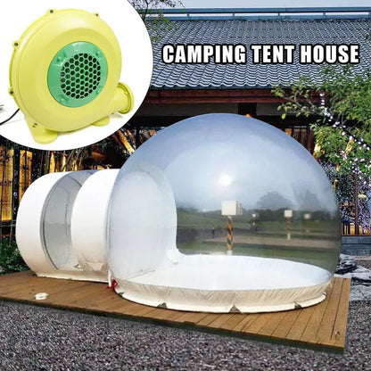 CNCEST Bubble Tent House Dome Outdoor Inflatable Bubble Tent Luxurious Single Tunnel Transparent Bubble Greenhouse Camping Tent with Blower 3 x 5m