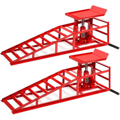 Heavy-Duty Hydraulic Vehicle Service Ramps  Automotive Lift & Repair Platform