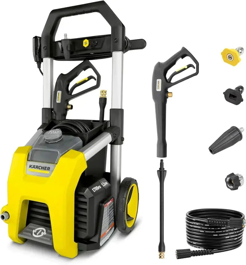 Kärcher K1700 Electric Pressure Washer  Includes 3 Nozzles & Detergent Tank