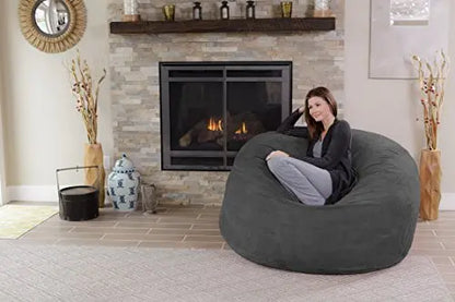 Chill Sack Bean Bag Chair: Giant 5  Memory Foam Furniture Bean Bag