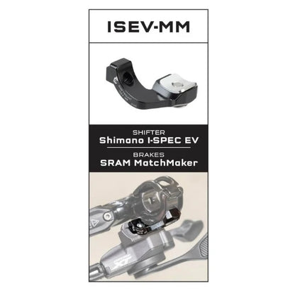 Adaptateur de Fixation WOLF TOOTH ShiftMount ISEV-MM iShimano I-SPEC EV Shifter > Frein SRAM MatchMaker X