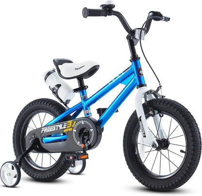 RoyalBaby Freestyle BMX Kids’ Bike with Training Wheels and Adjustable Kickstand