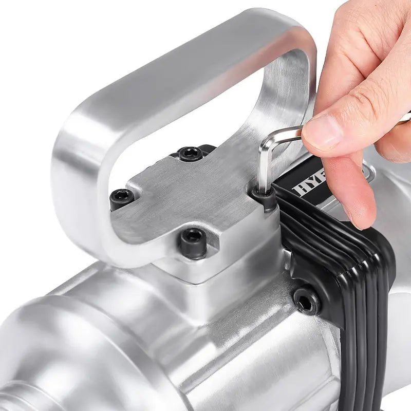 1-Inch Pneumatic Impact Wrench  Long-Shank Air Tool for Truck Mechanics & Industrial Use