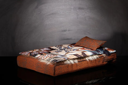 Lit pour chat « Inuit » orange automne