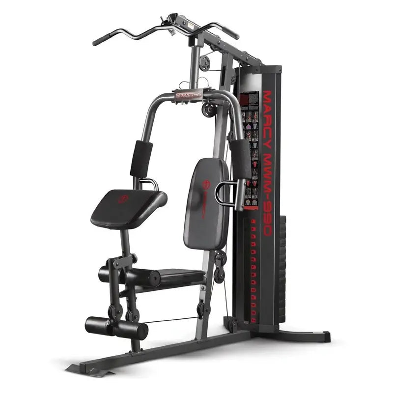 Marcy MWM-990 Dual-Function Home Gym System  150-Pound Weight Stack for Full-Body Strength Training