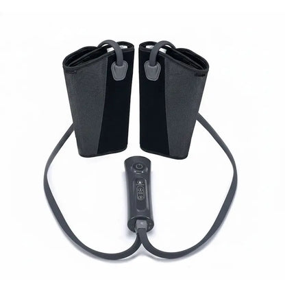Pneumatic Air Compression Leg Massager with Customizable Wraps and Auto Shut-Off Timer