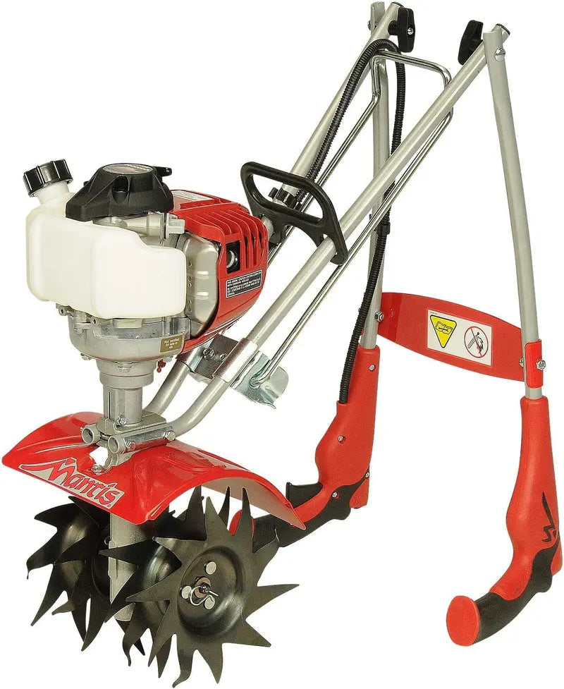 Mantis 7940 Gas Cultivator  25cc Honda 4-Cycle Engine, Red Metal Frame