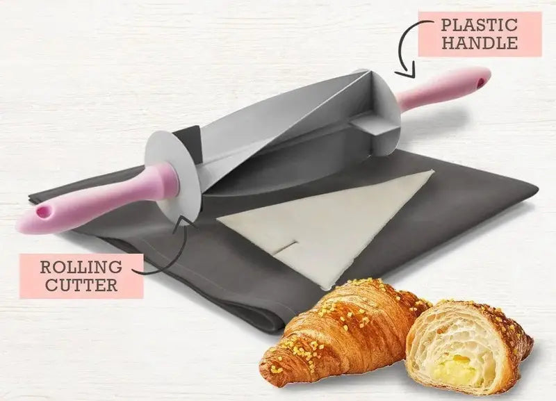 Multi-function Stainless Steel Dough Cutter & Bread Slicer Set with Adjustable Rolling Pin for Baking