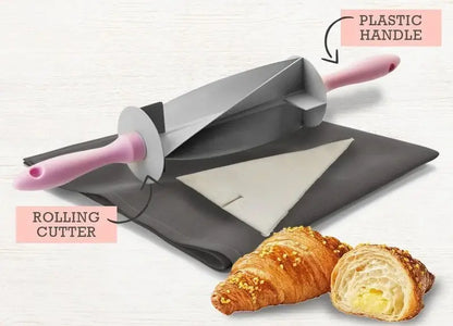 Multi-function Stainless Steel Dough Cutter & Bread Slicer Set with Adjustable Rolling Pin for Baking