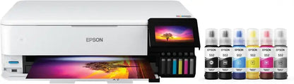 EcoTank ET-8550 Wireless Wide-Format Printer — All-in-One Inkjet with Refillable Tank System