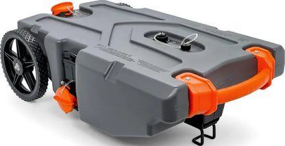 Camco Rhino 28-Gallon Portable RV Waste Holding Tank with Hose Kit and Leak-Proof Design