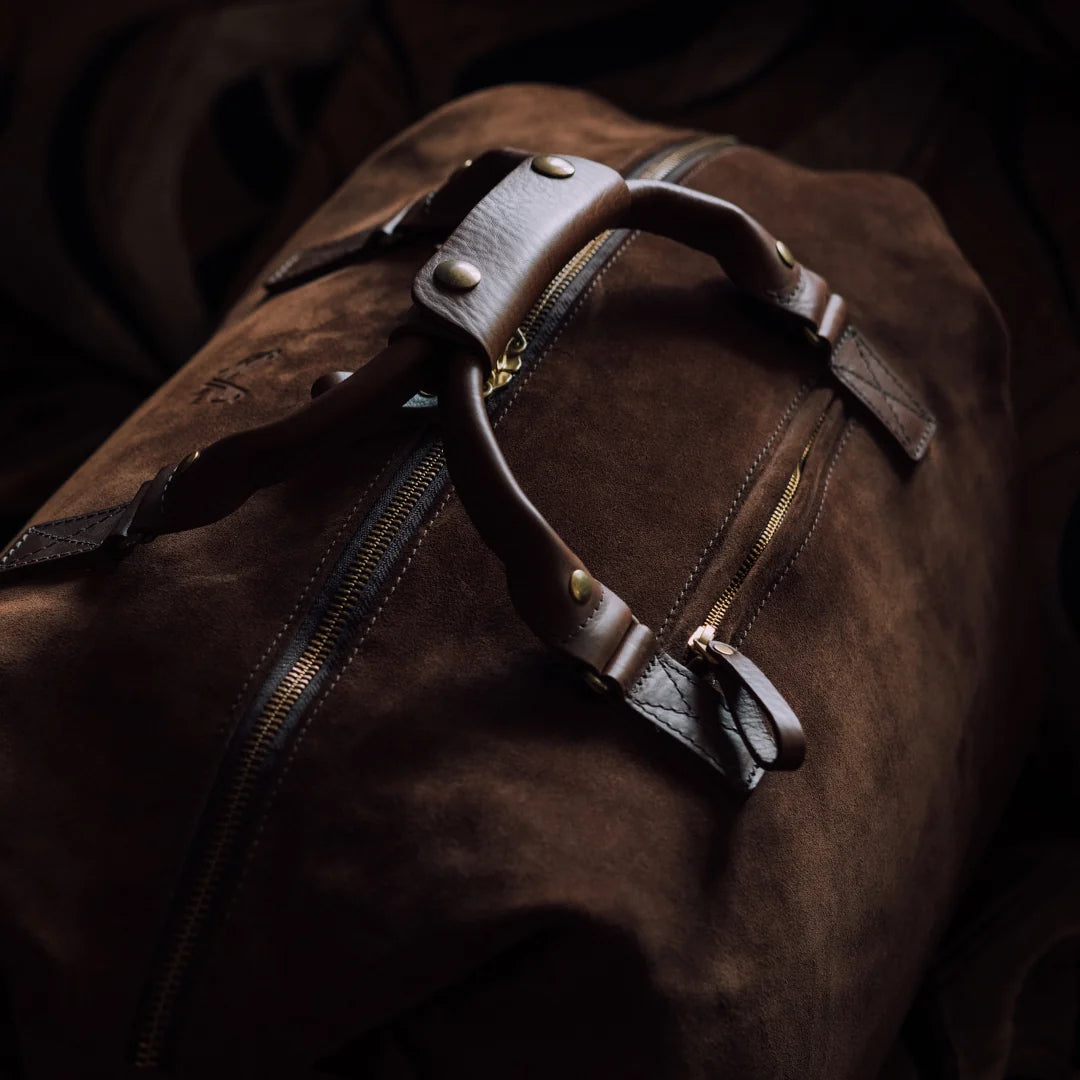 Suede Weekender - Tobacco Brown