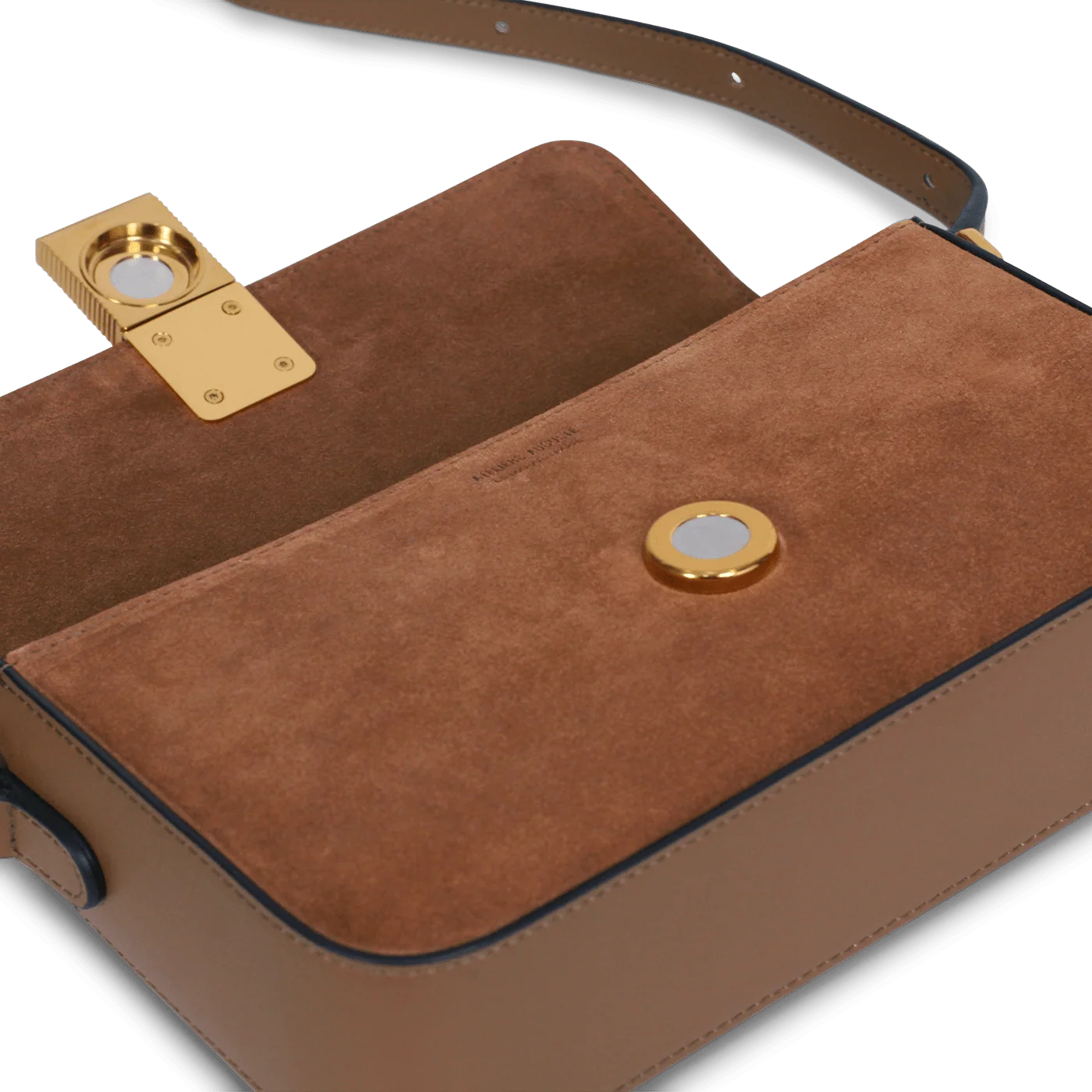 Monceau Baguette - Cuir Velours Camel