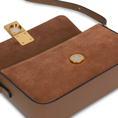Monceau Baguette - Cuir Velours Camel
