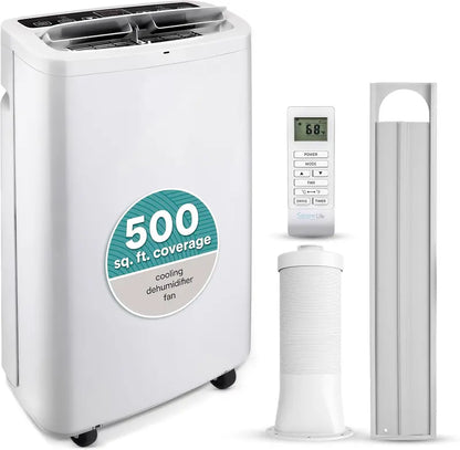 SereneLife Portable Air Conditioner  10,000 BTU Unit with Heater, Dehumidifier, and Remote