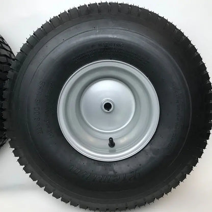 Set of 2  Silver 20¡Á8.00-8 Lawn Mower Tire and Rim  Fits on 3/4 Inch Axle