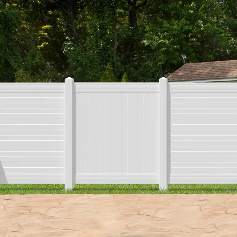 Pro Series Hudson 6×6 White Vinyl Privacy Fence Panel Kit