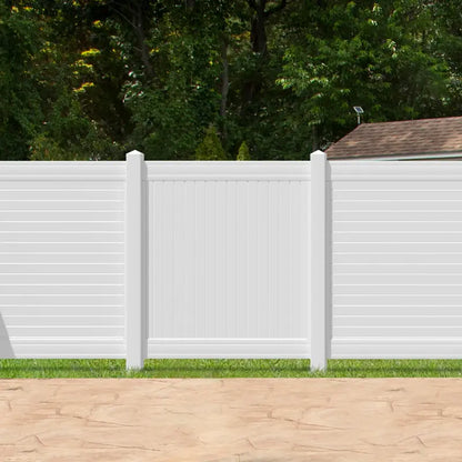 Pro Series Hudson 6×6 White Vinyl Privacy Fence Panel Kit
