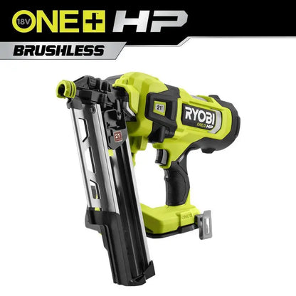 RYOBI ONE+ HP 18V Brushless Cordless AirStrike 21▲ Framing Nailer (Tool Only) PBL345B