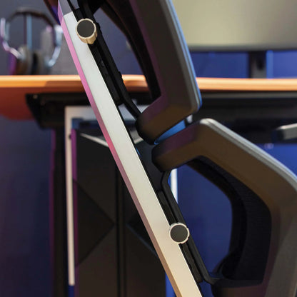 Chaise ergonomique de bureau - VERTEX en cuir reconstitué