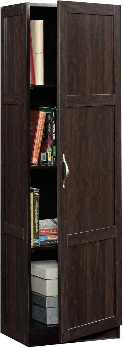Sauder Highland Oak Pantry Cabinet for Kitchen or Utility Storage