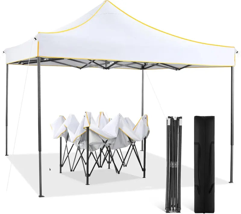 HOTEEL 10×30 ft Commercial-Grade Event Tent with Eight Adjustable Sidewalls  Ideal for Weddings and BBQs