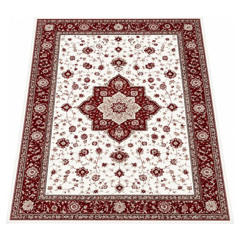 8×10 ft Washable Indoor-Outdoor Area Rug with Non-Slip TPR Backing
