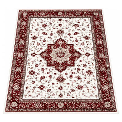 8×10 ft Washable Indoor-Outdoor Area Rug with Non-Slip TPR Backing