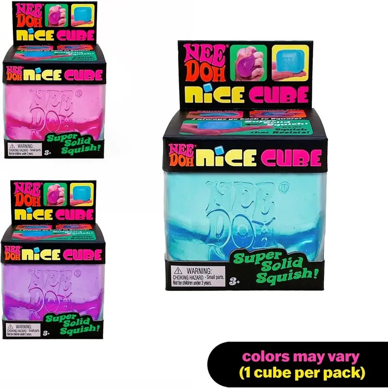NeeDoh Nice Cube  Assorted Color Single Pack