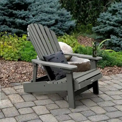 HIGHWOOD King-Size Adirondack Chair  All-Weather Folding and Reclining Outdoor Seating
