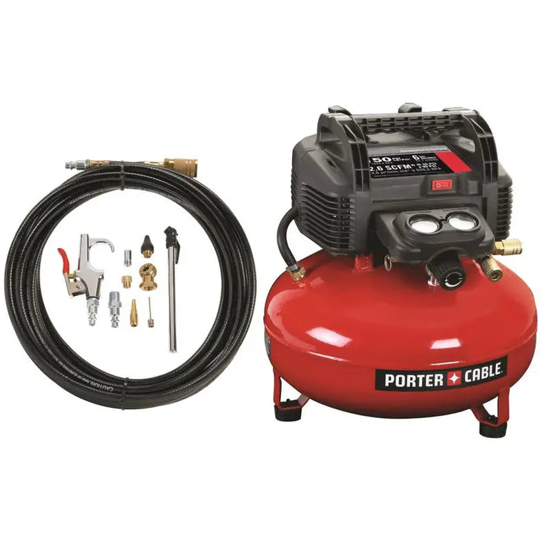6-Gallon Oil-Free Pancake Air Compressor  150 PSI Output