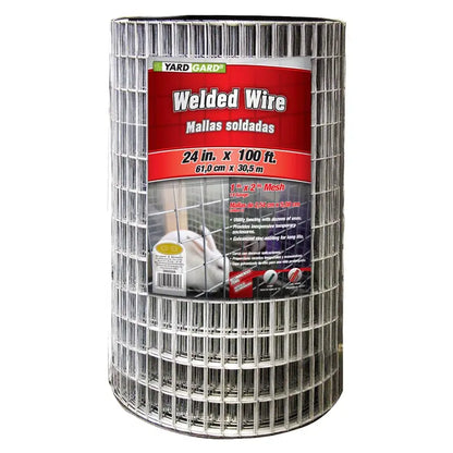 YARDGARD Galvanized Welded Wire Fence 24″x100′ Mesh 2″x1″ Durable Outdoor Barrier