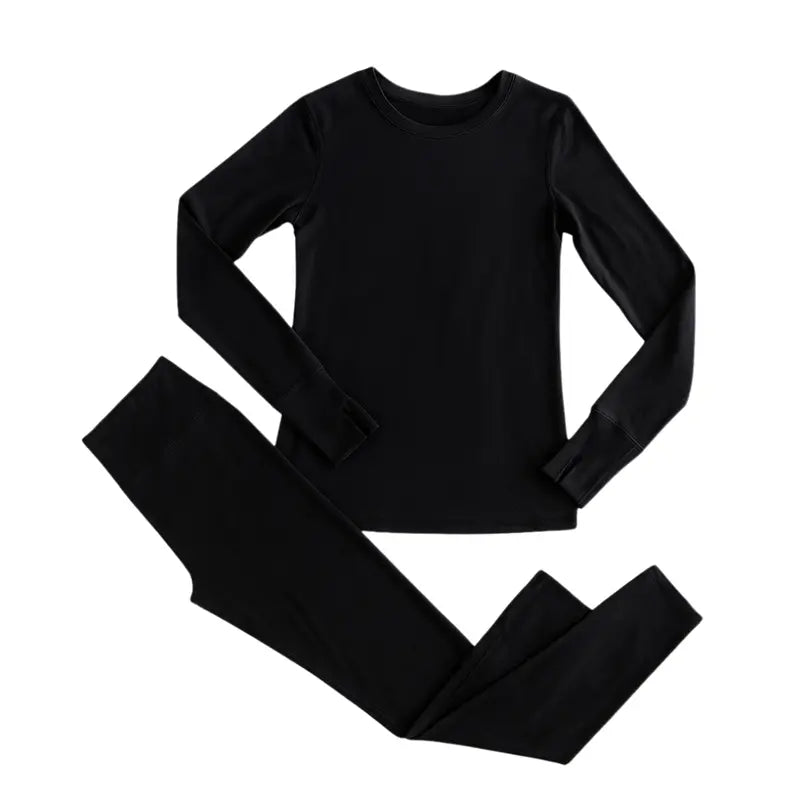 Women’s Thermal Fleece-Lined Base Layer Top and Leggings Combo