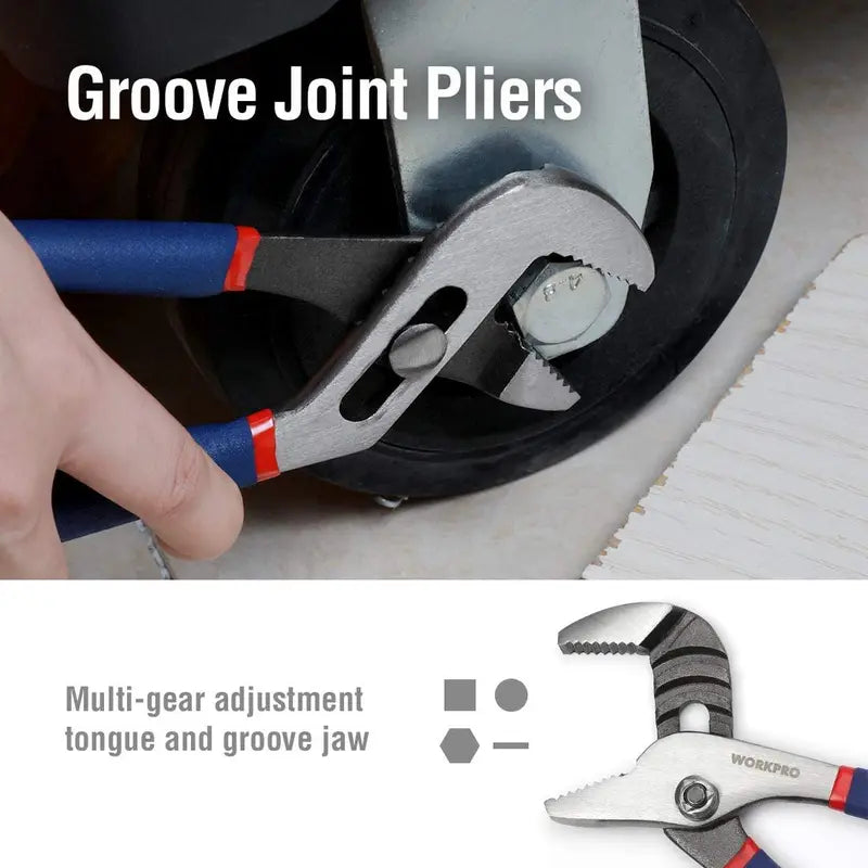 WORKPRO 7-Piece Multifunction Pliers Set for Home & DIY Projects