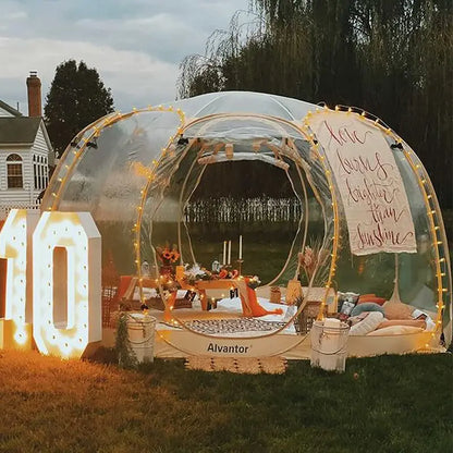 Pop-Up Bubble Tent Gazebo  810 Person Igloo-Style Dome Canopy for Patio, Garden, or Outdoor Events