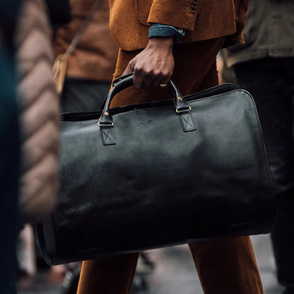 Leather S.C Holdall - Black
